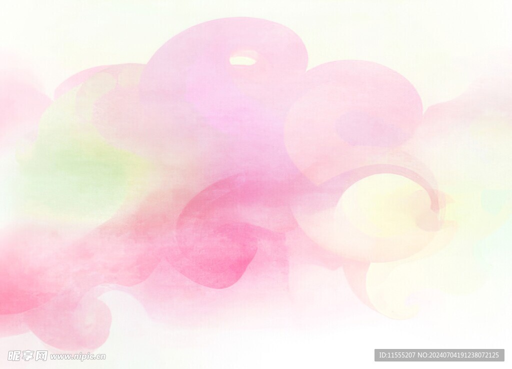 创意水彩抽象艺术画水彩晕染
