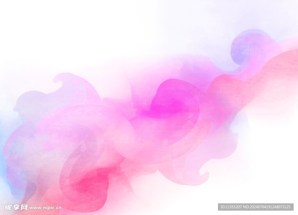 创意水彩抽象艺术画水彩晕染