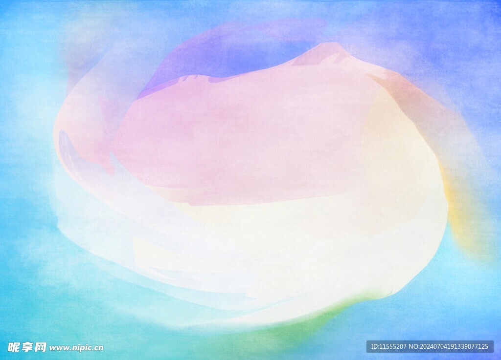 创意水彩抽象艺术画水彩晕染