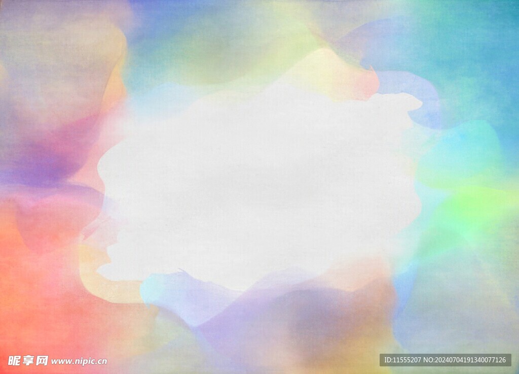 创意水彩抽象艺术画水彩晕染