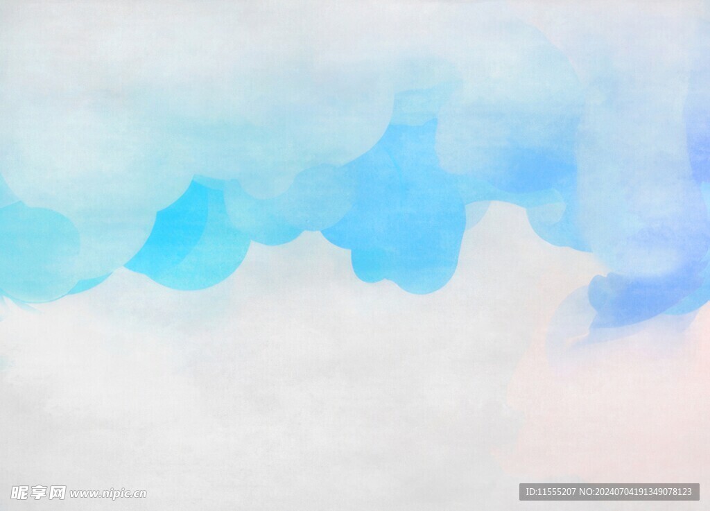 创意水彩抽象艺术画水彩晕染