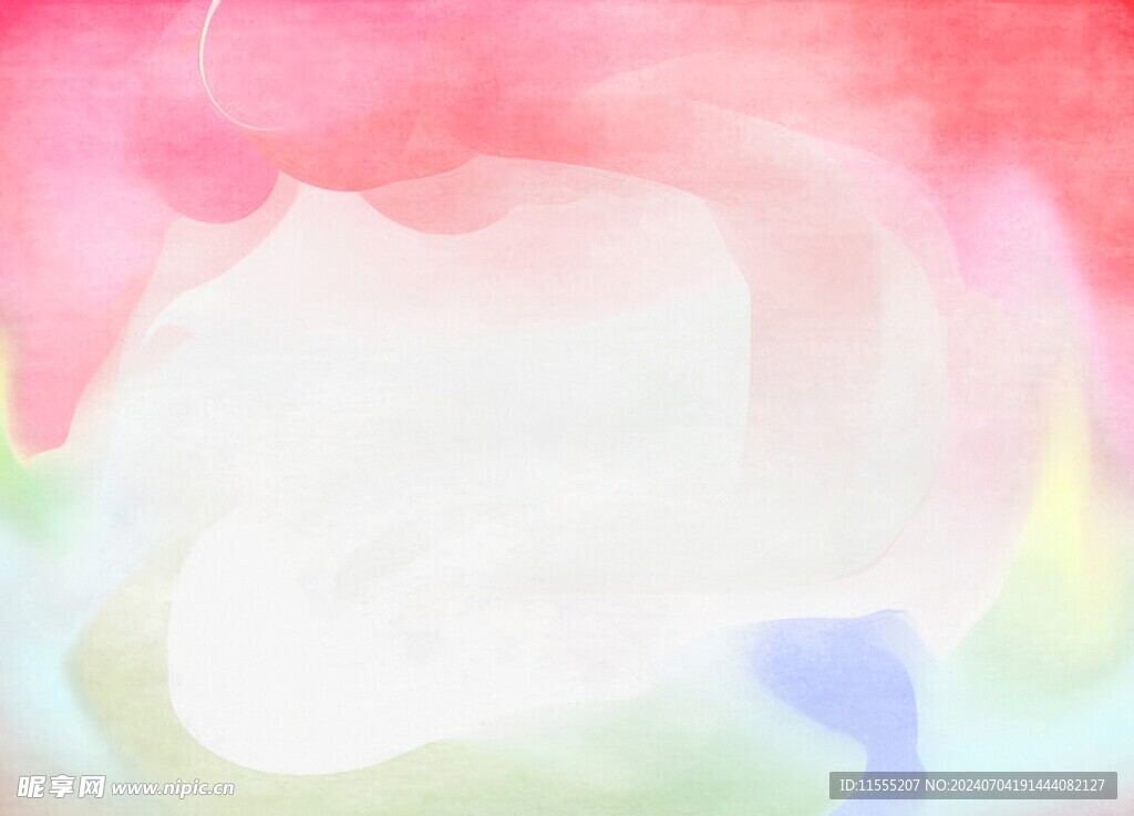 创意水彩抽象艺术画水彩晕染