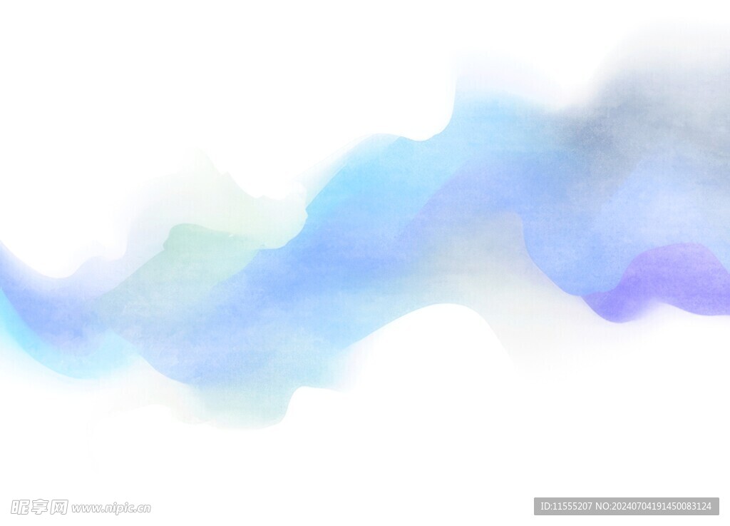 创意水彩抽象艺术画水彩晕染