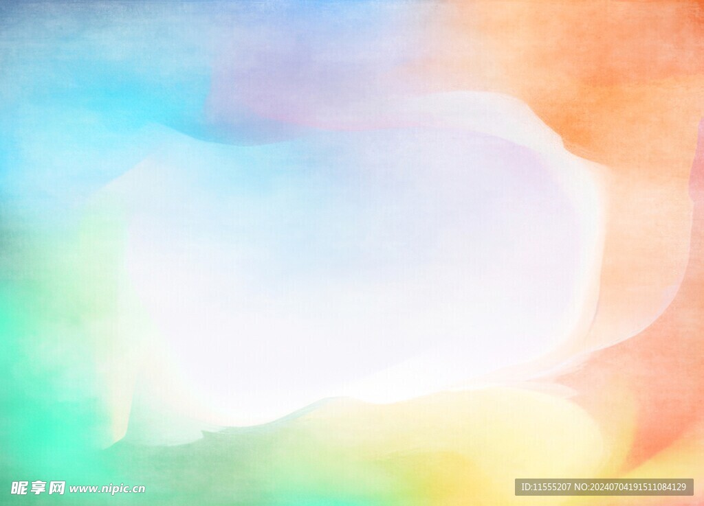 创意水彩抽象艺术画水彩晕染