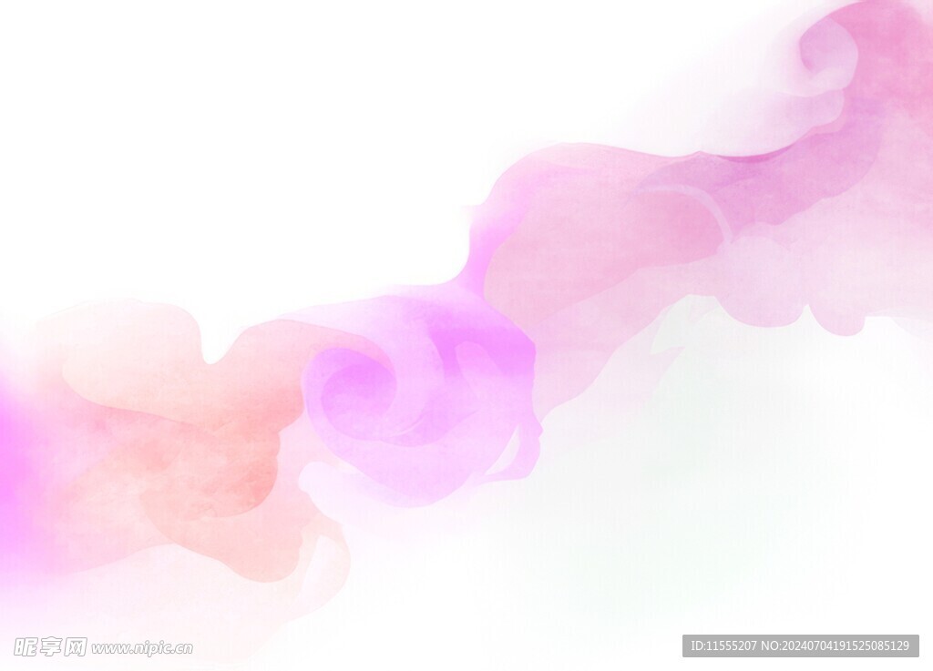 创意水彩抽象艺术画水彩晕染