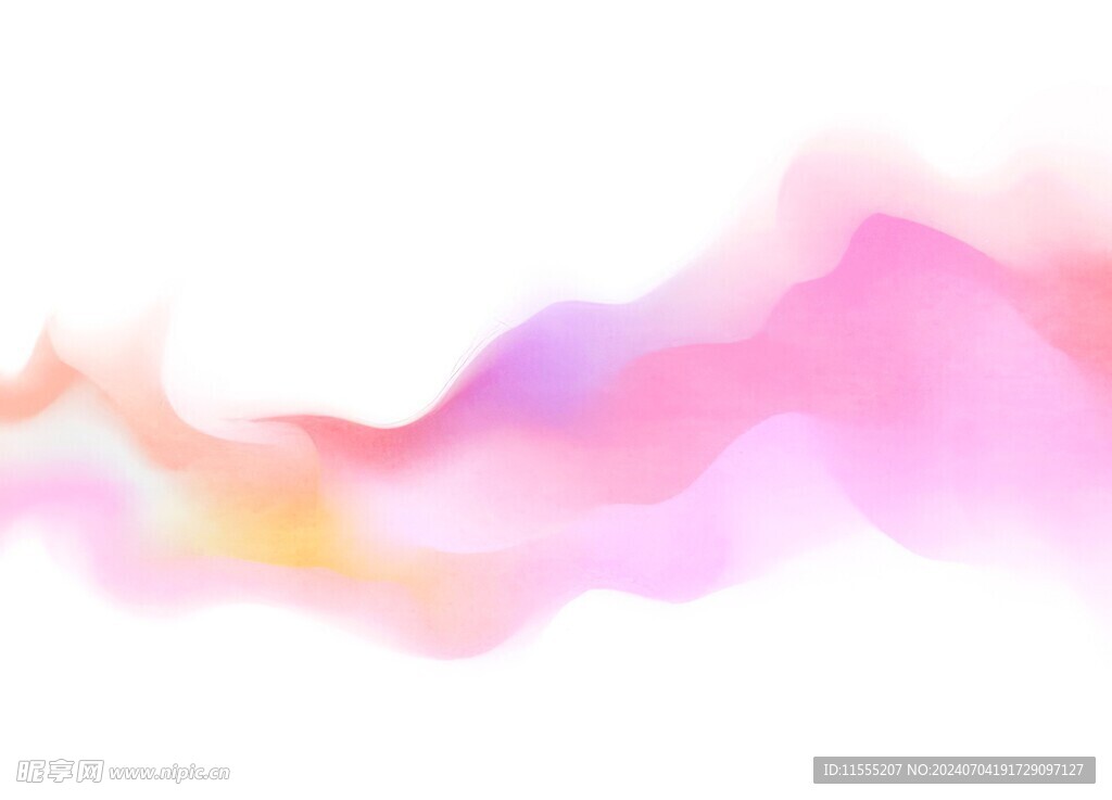 创意水彩抽象艺术画水彩晕染