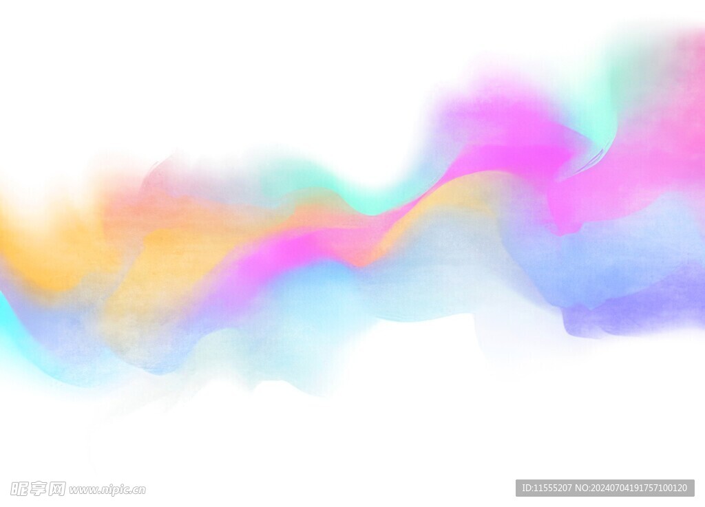创意水彩抽象艺术画水彩晕染