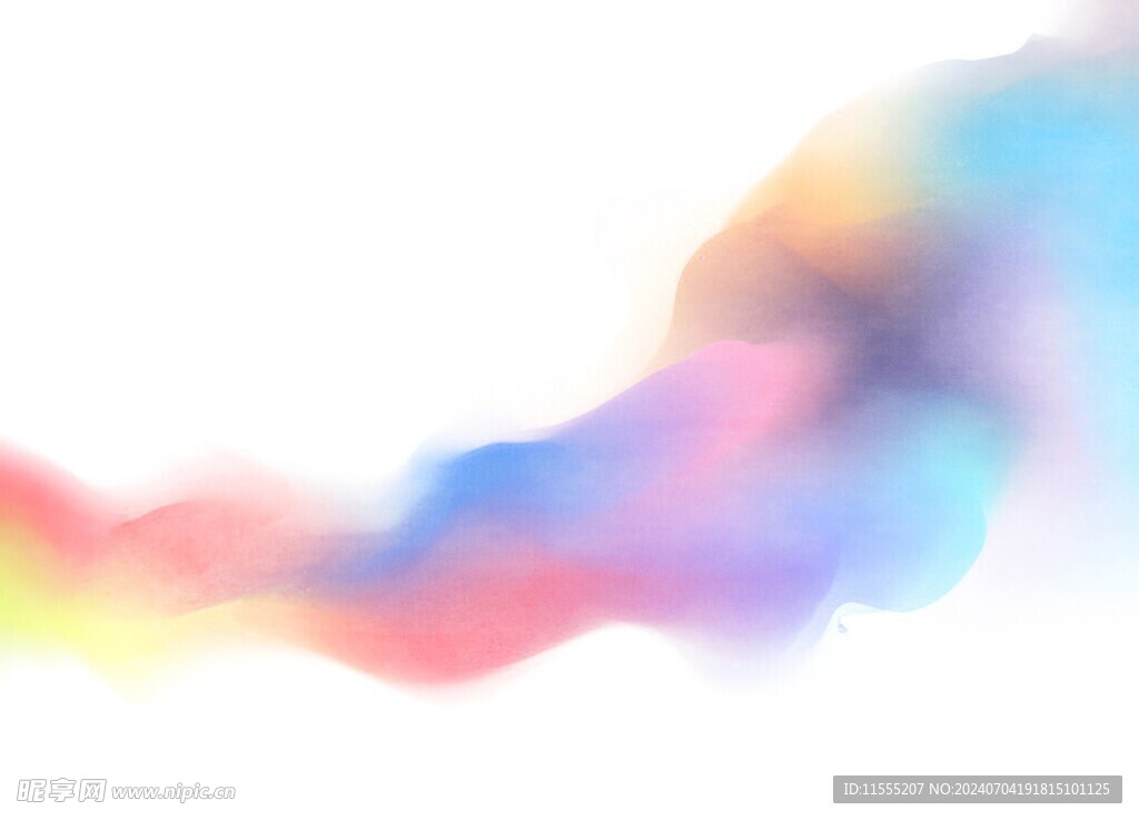 创意水彩抽象艺术画水彩晕染