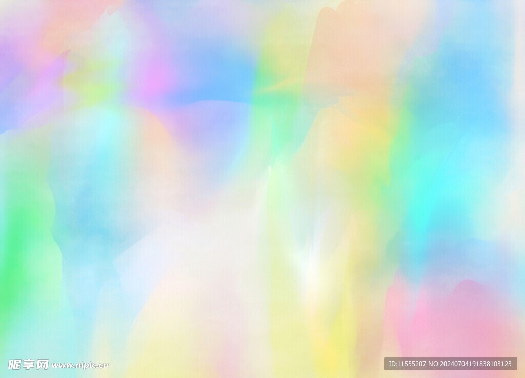 创意水彩抽象艺术画水彩晕染