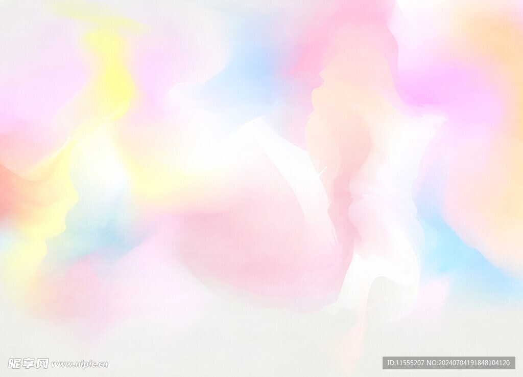 创意水彩抽象艺术画水彩晕染