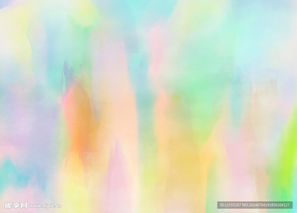 创意水彩抽象艺术画水彩晕染