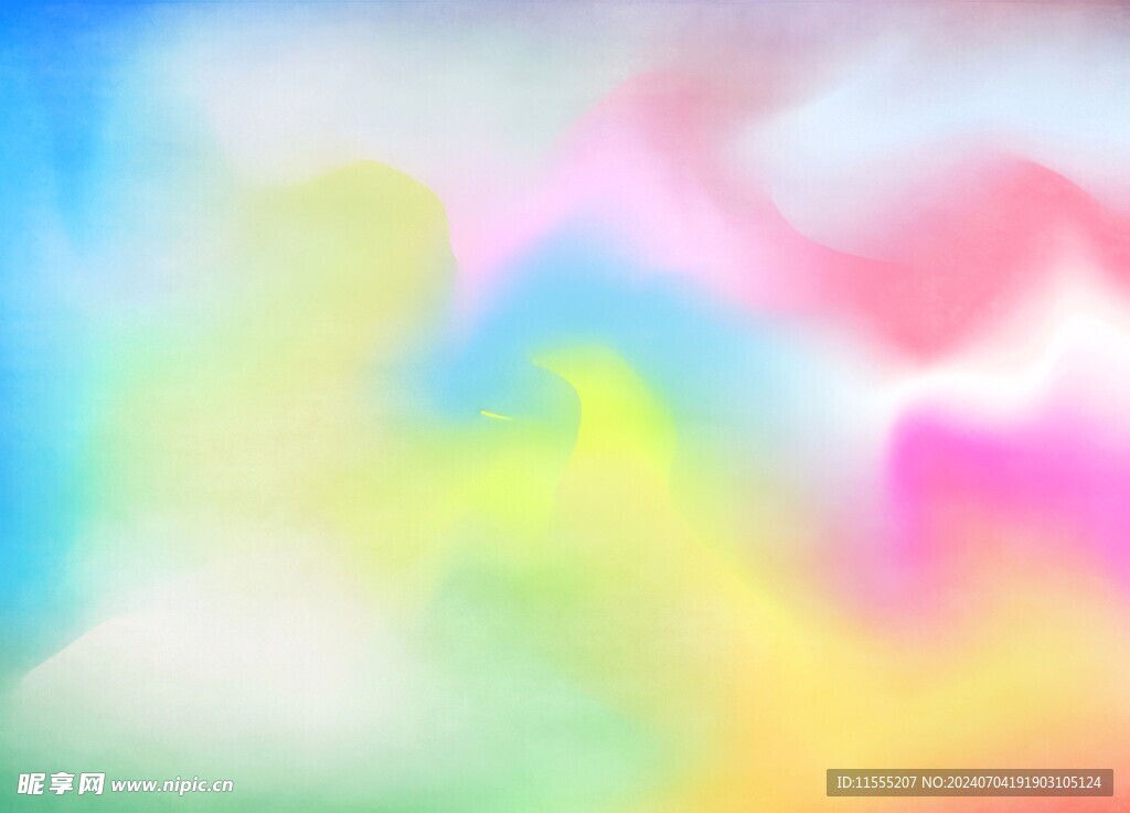 创意水彩抽象艺术画水彩晕染