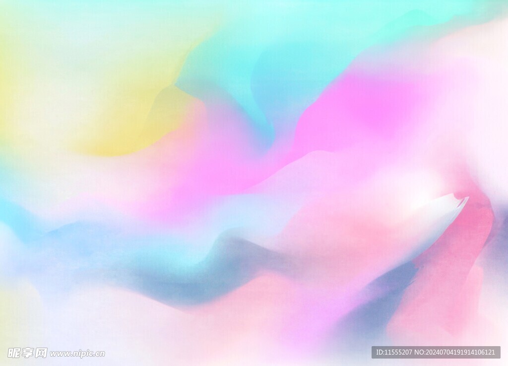 创意水彩抽象艺术画水彩晕染
