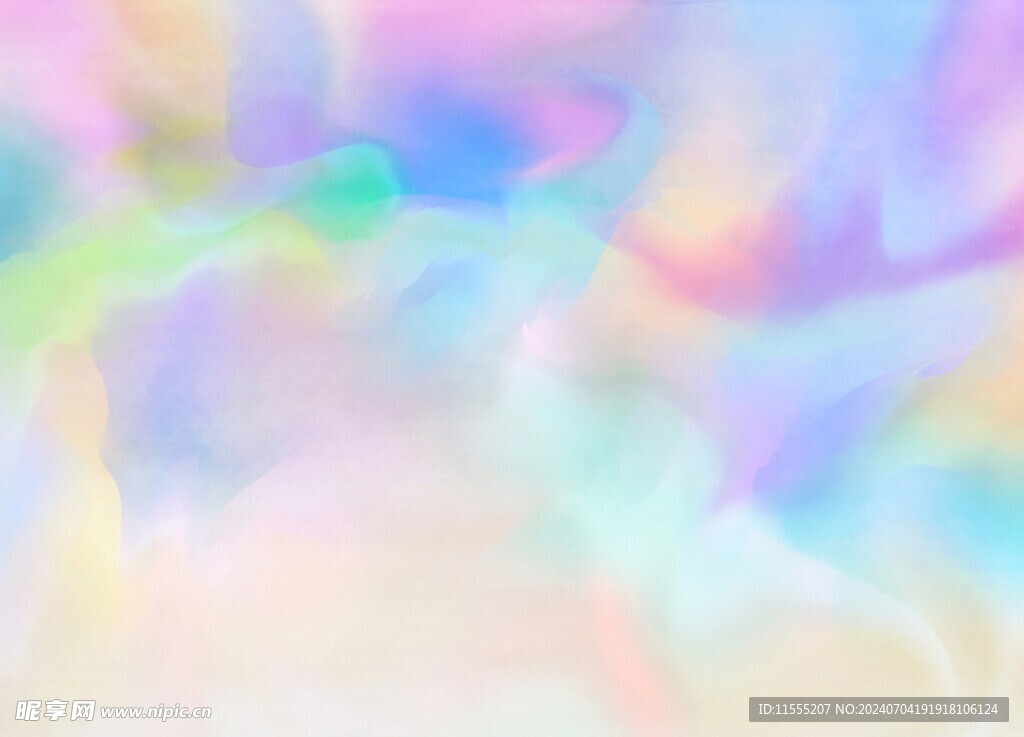 创意水彩抽象艺术画水彩晕染
