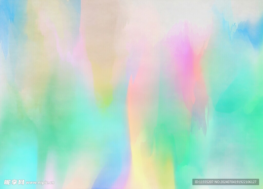 创意水彩抽象艺术画水彩晕染