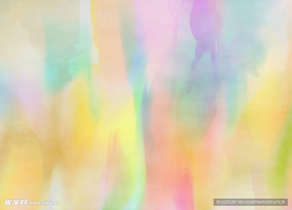 创意水彩抽象艺术画水彩晕染