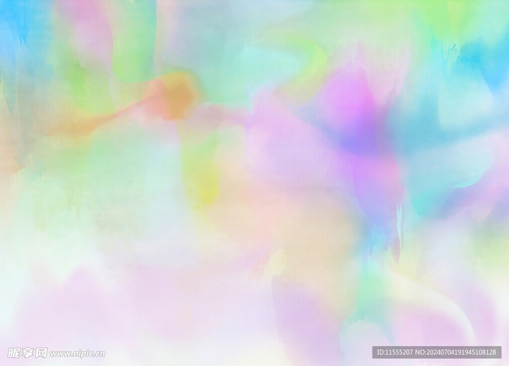 创意水彩抽象艺术画水彩晕染