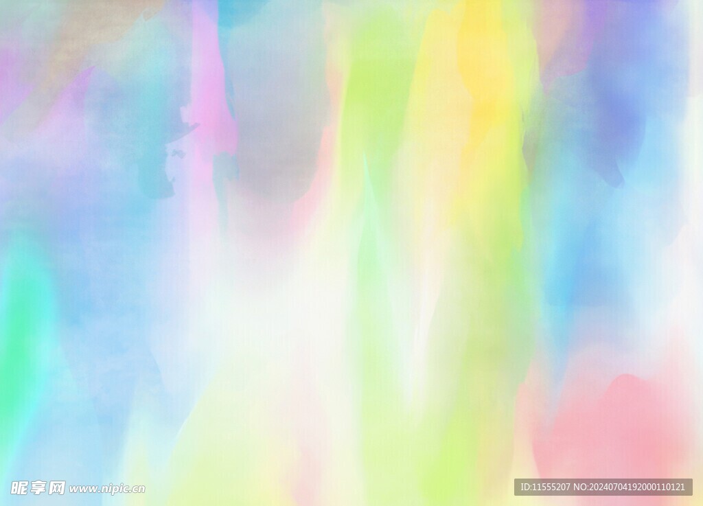 创意水彩抽象艺术画水彩晕染