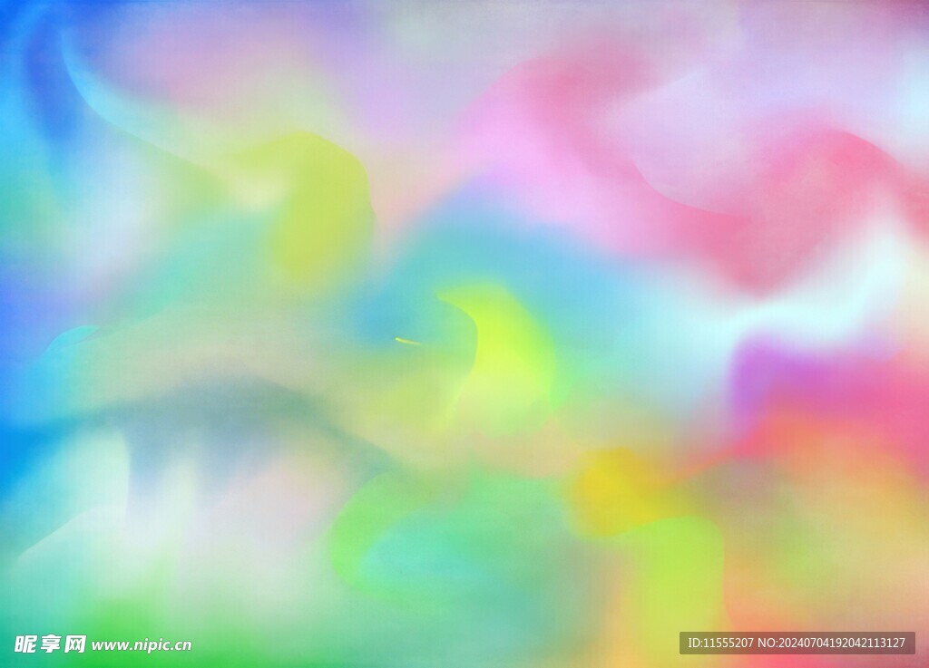 创意水彩抽象艺术画水彩晕染