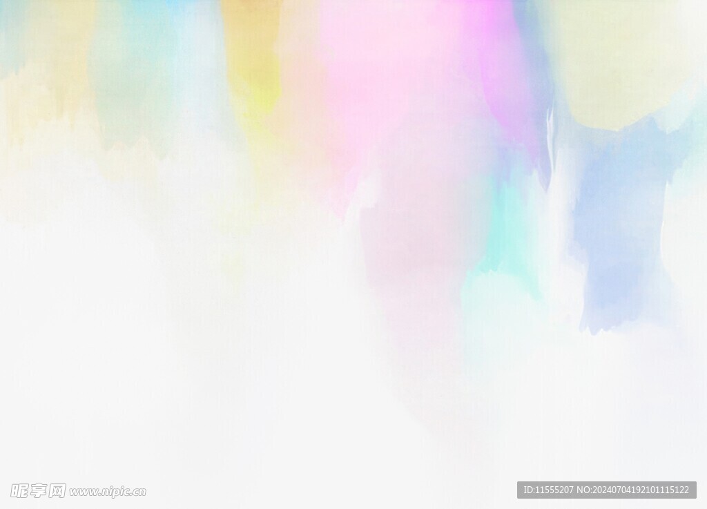 创意水彩抽象艺术画水彩晕染