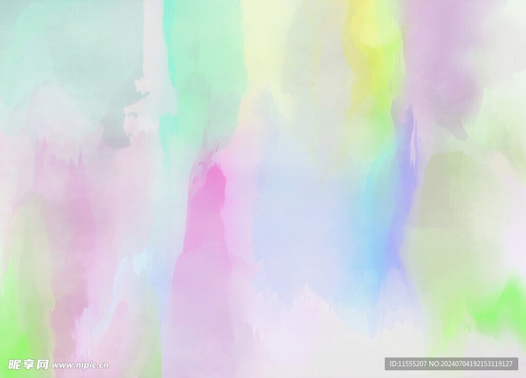 创意水彩抽象艺术画水彩晕染