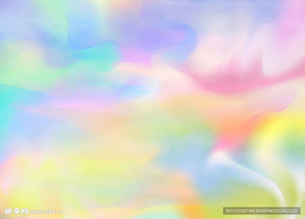 创意水彩抽象艺术画水彩晕染