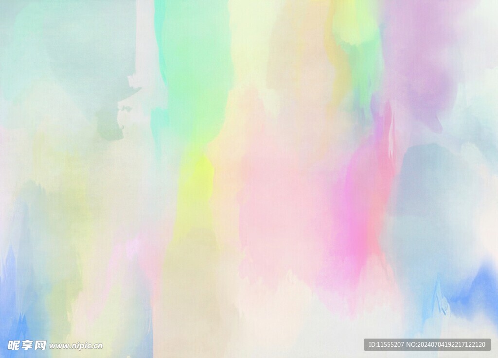 创意水彩抽象艺术画水彩晕染