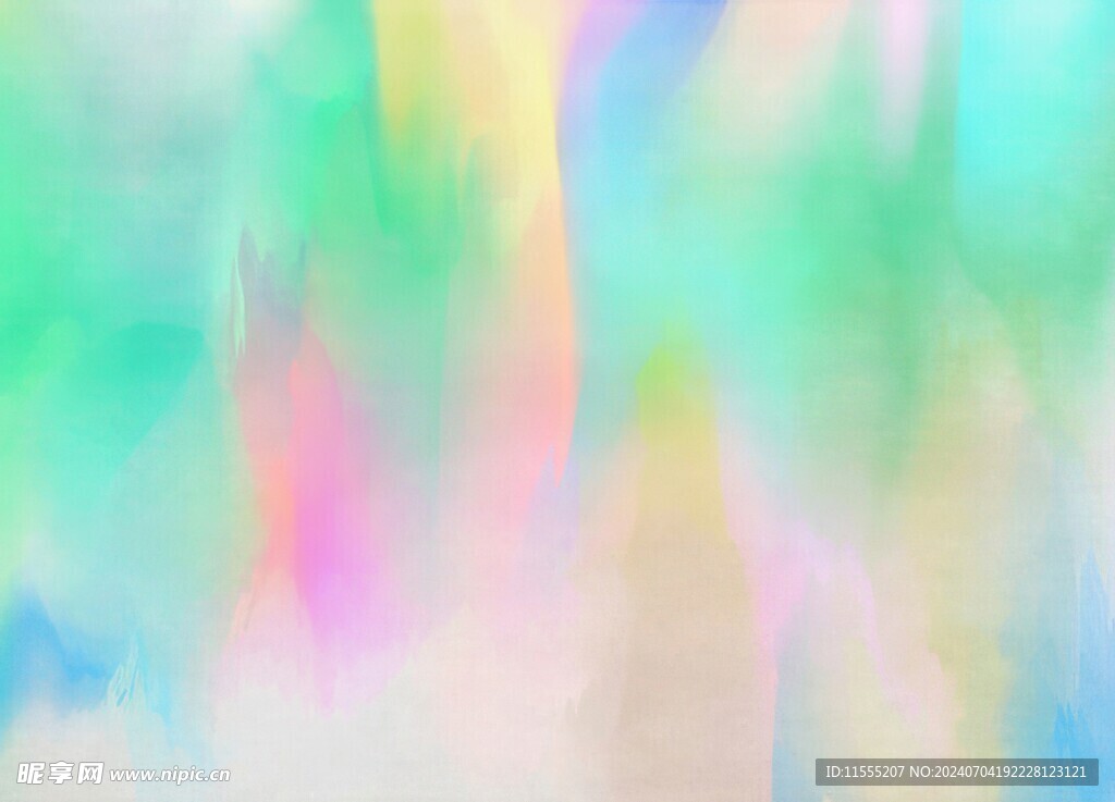创意水彩抽象艺术画水彩晕染