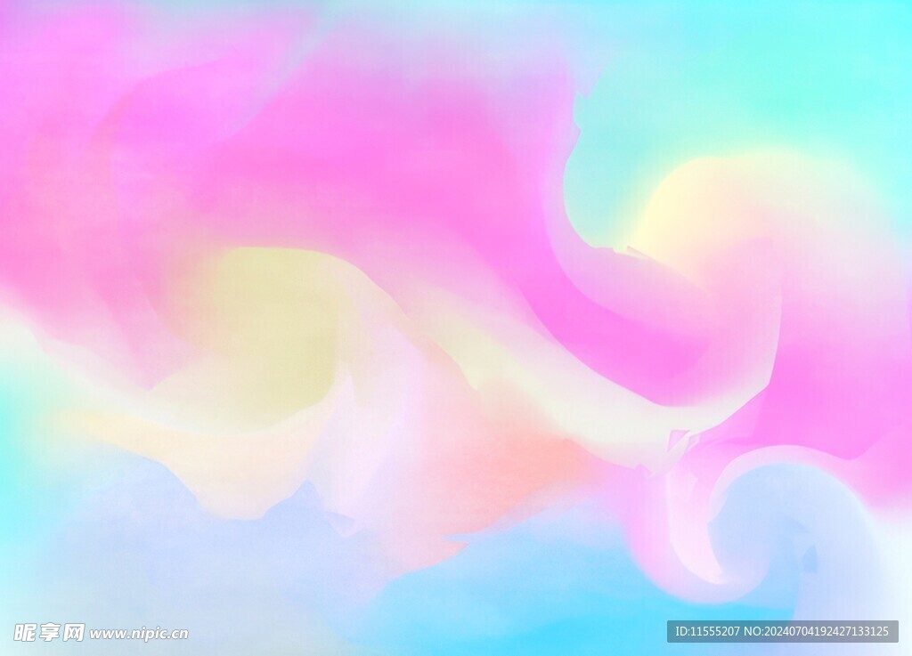 创意水彩抽象艺术画水彩晕染