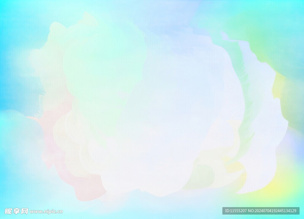 创意水彩抽象艺术画水彩晕染