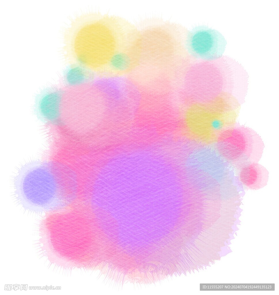 创意水彩抽象艺术画水彩晕染