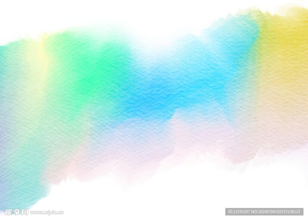 创意水彩抽象艺术画水彩晕染