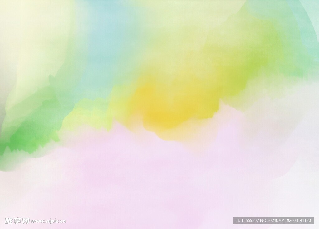 创意水彩抽象艺术画水彩晕染