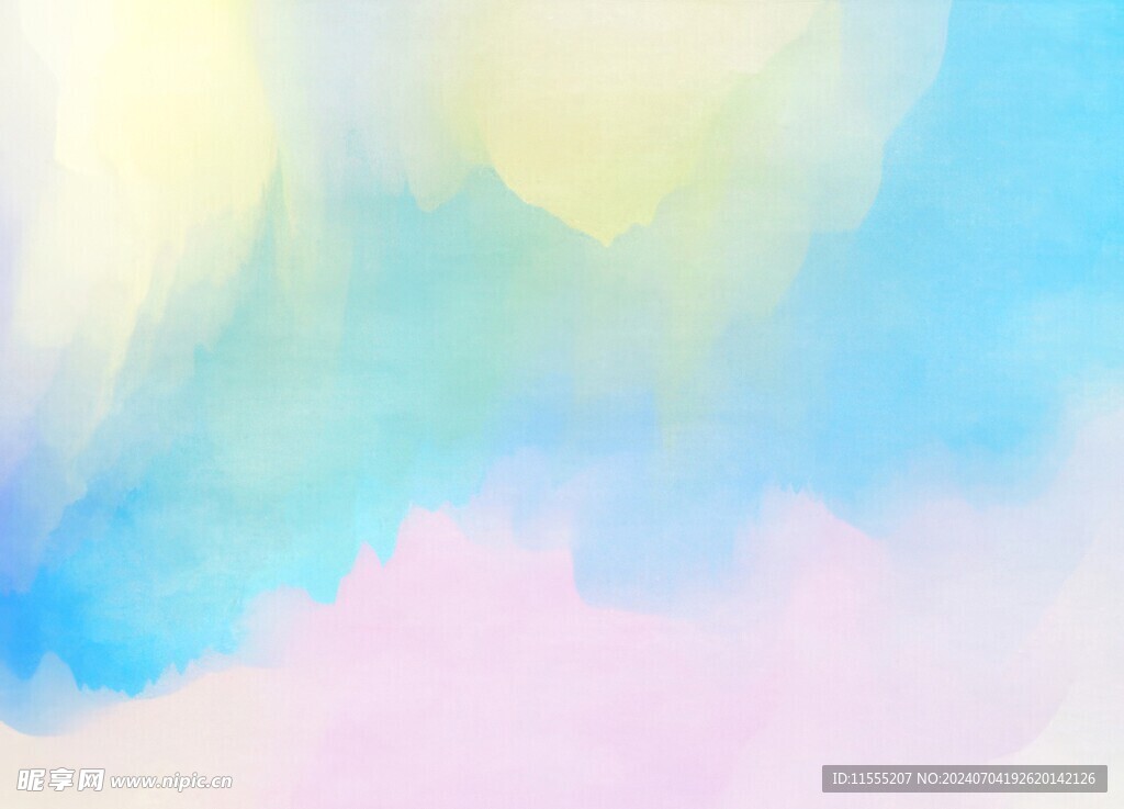 创意水彩抽象艺术画水彩晕染