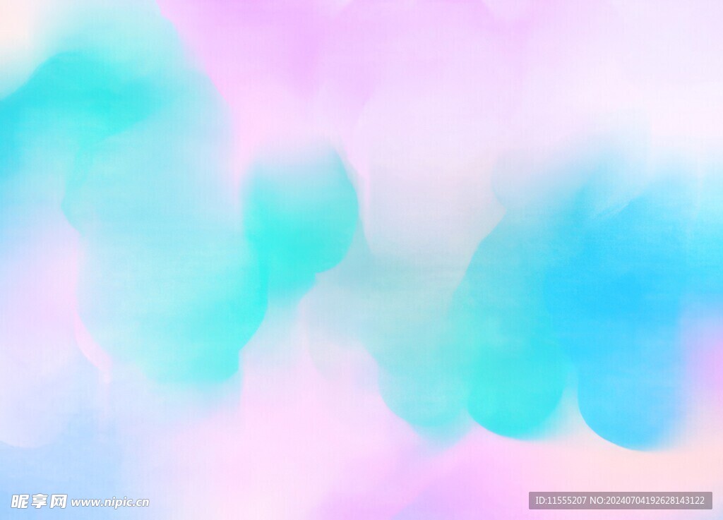 创意水彩抽象艺术画水彩晕染