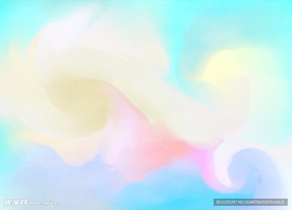 创意水彩抽象艺术画水彩晕染