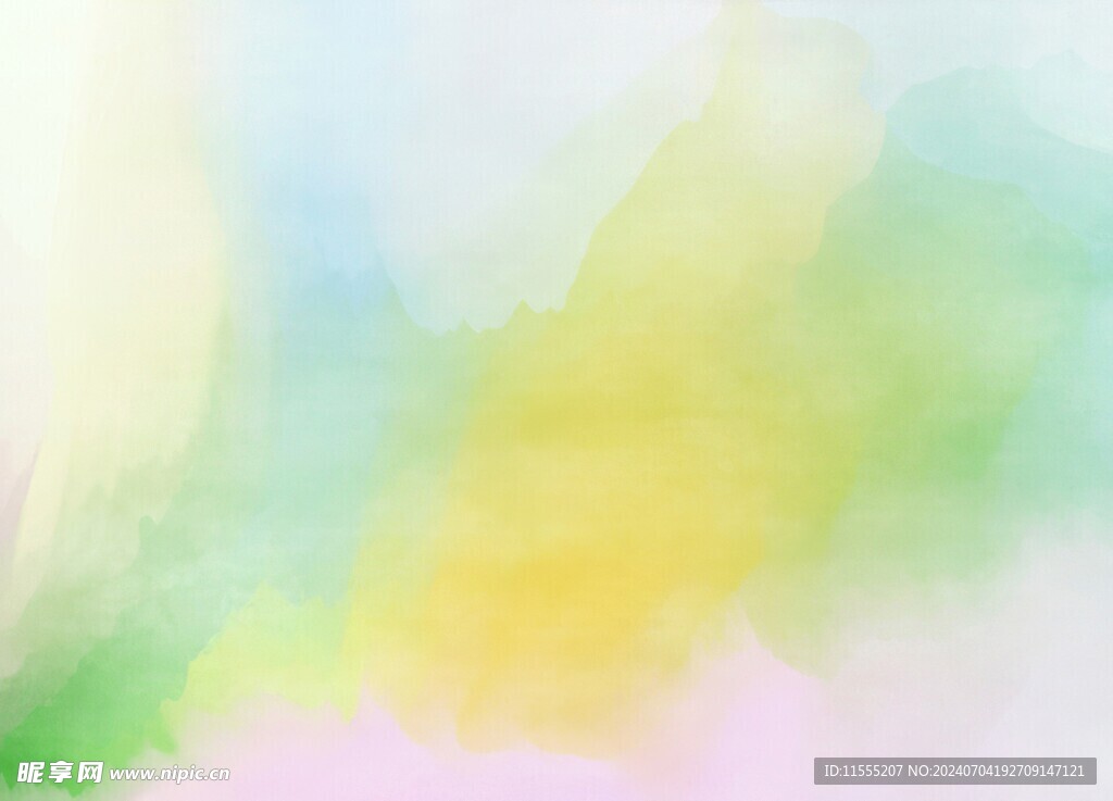 创意水彩抽象艺术画水彩晕染