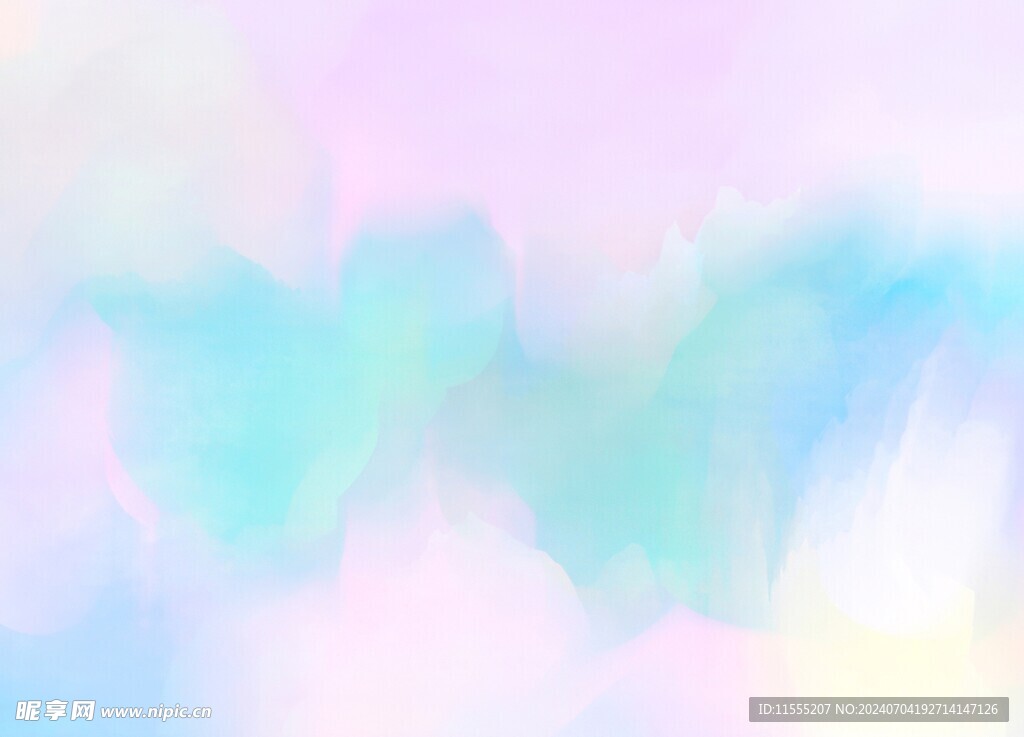 创意水彩抽象艺术画水彩晕染