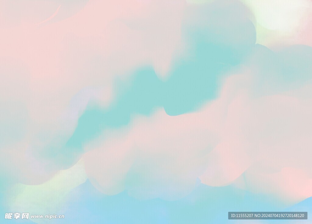 创意水彩抽象艺术画水彩晕染