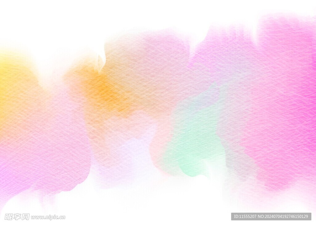 创意水彩抽象艺术画水彩晕染