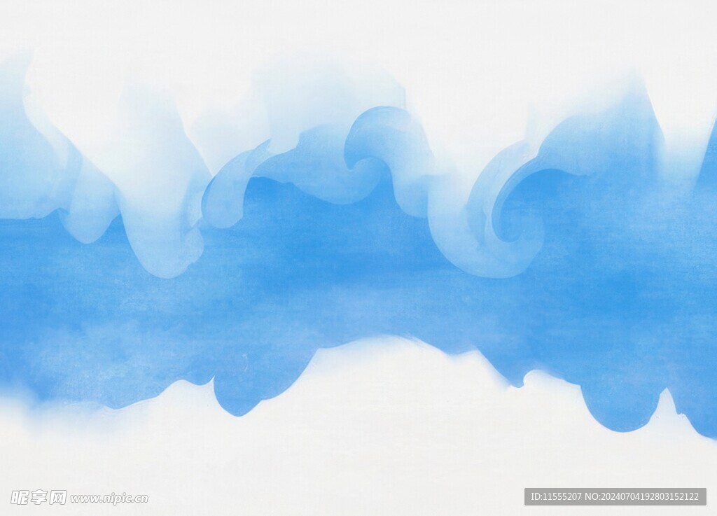 创意水彩抽象艺术画水彩晕染