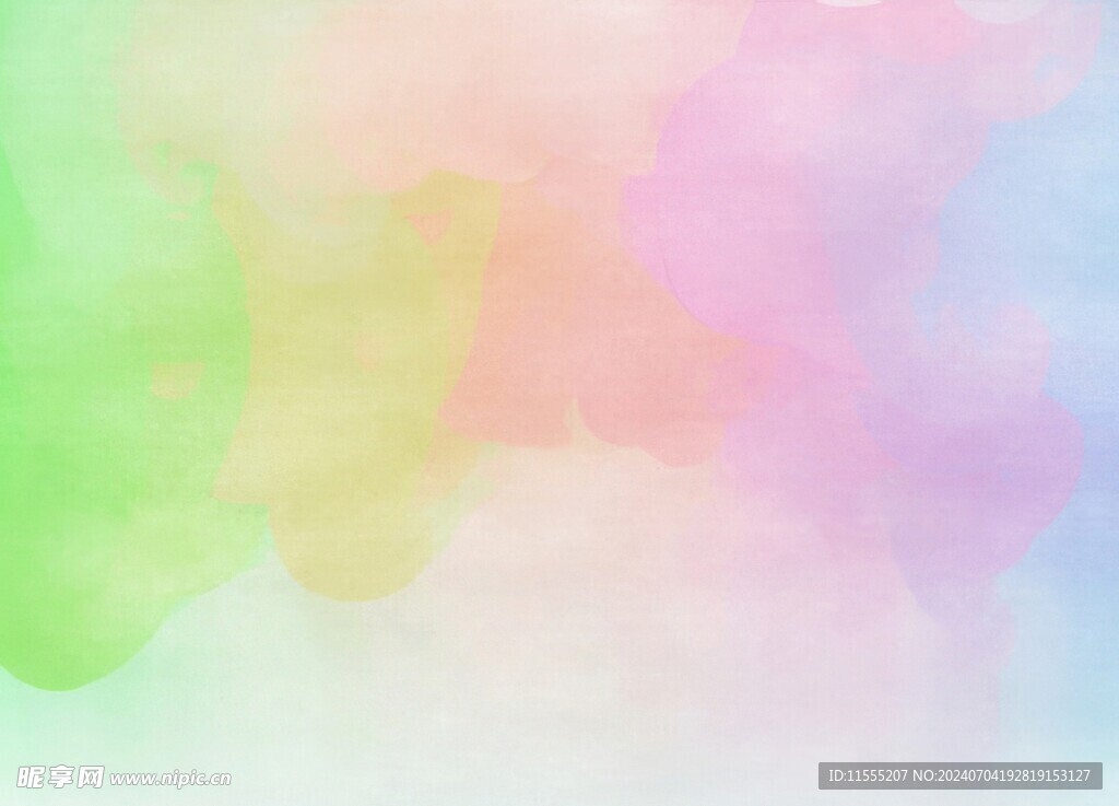 创意水彩抽象艺术画水彩晕染