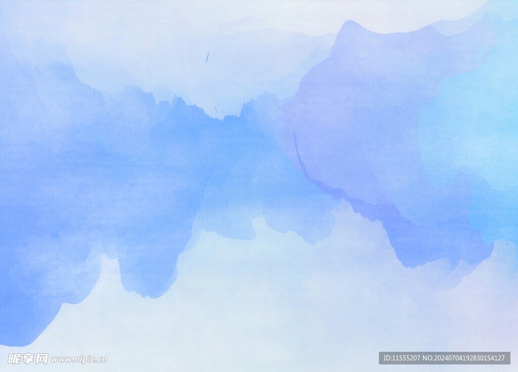 创意水彩抽象艺术画水彩晕染