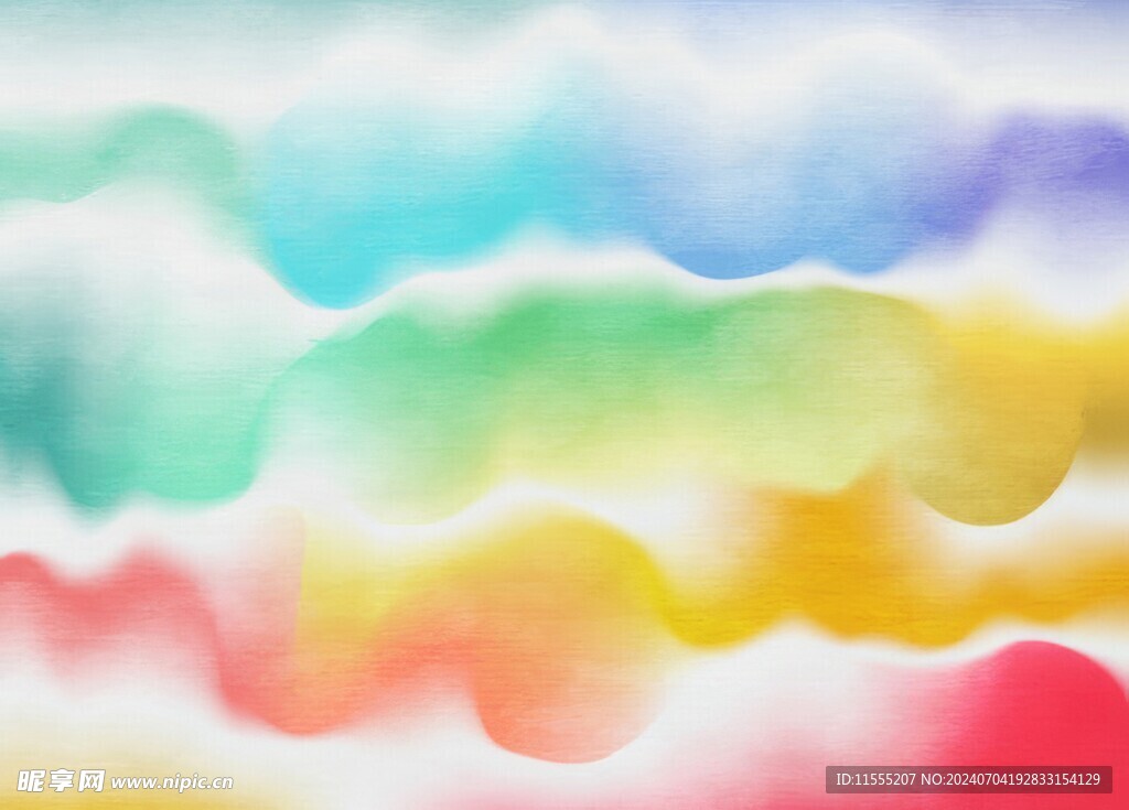 创意水彩抽象艺术画水彩晕染