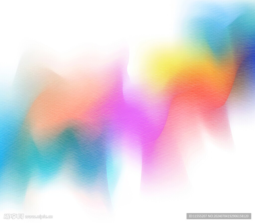 创意水彩抽象艺术画水彩晕染