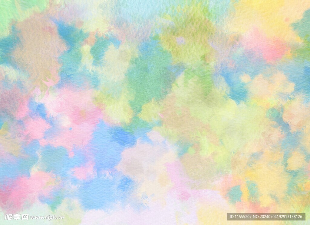 创意水彩抽象艺术画水彩晕染