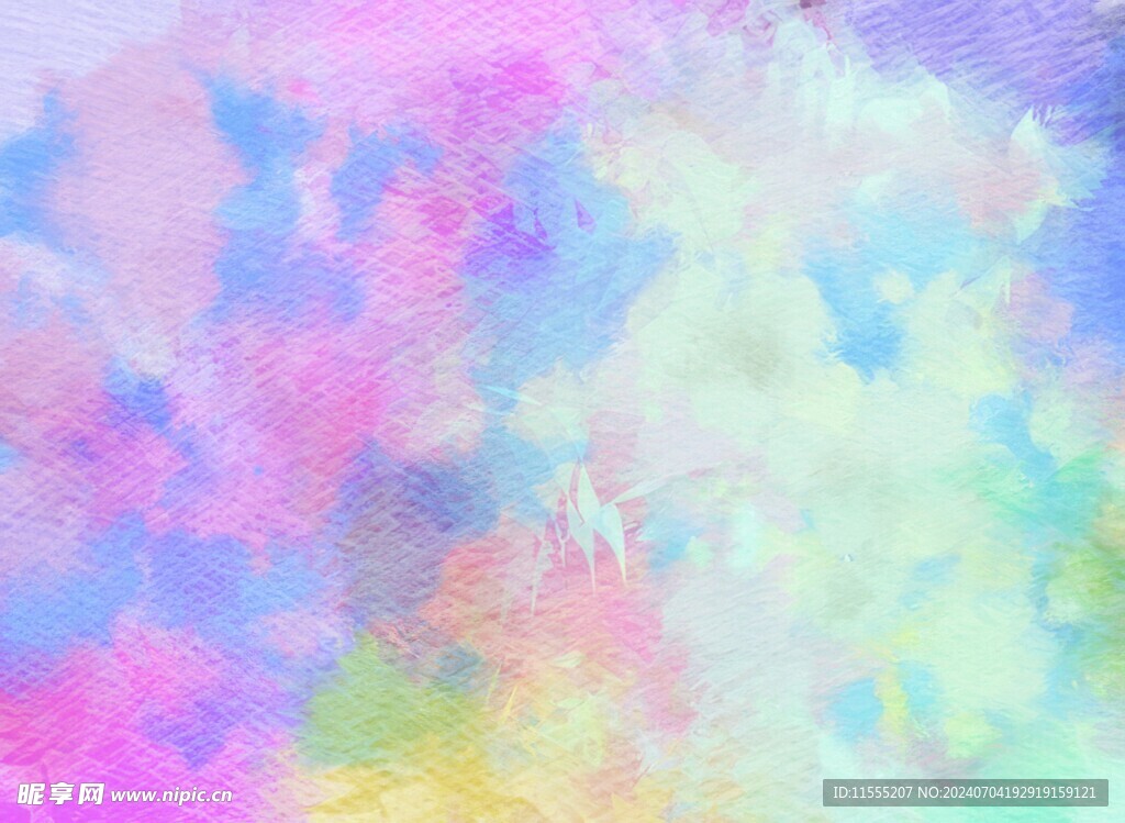 创意水彩抽象艺术画水彩晕染