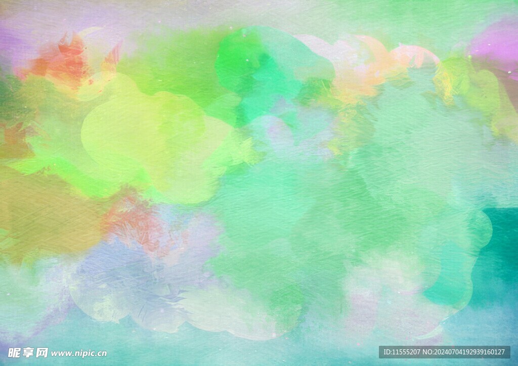 创意水彩抽象艺术画水彩晕染