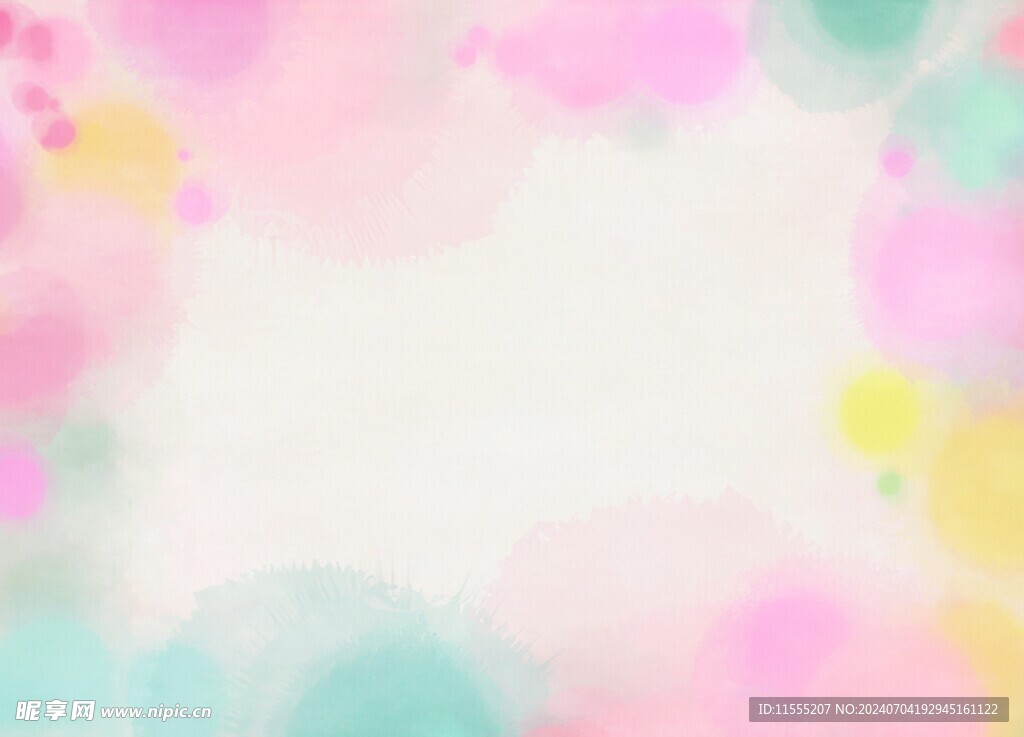 创意水彩抽象艺术画水彩晕染