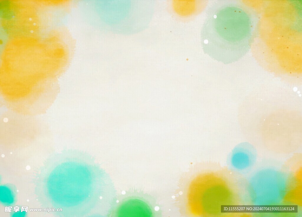 创意水彩抽象艺术画水彩晕染